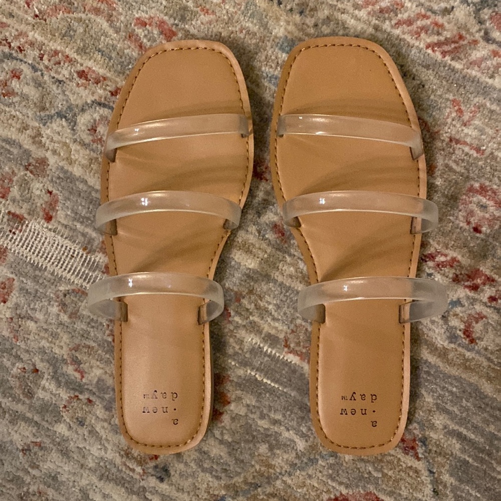 A New Day Clear Sandals